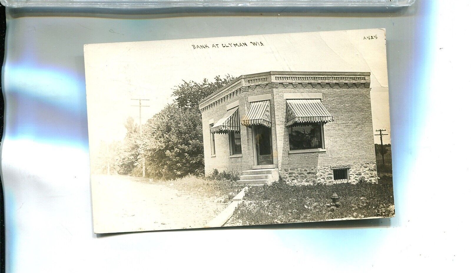 CLYMAN WISCONSIN STATE BANK REAL PHOTO POSTCARD 6449R