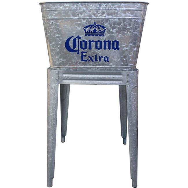 Leigh Country MC 47940 18 x 18 x 34 in. 60 qt. Corona Extra Cooler  Galvanized