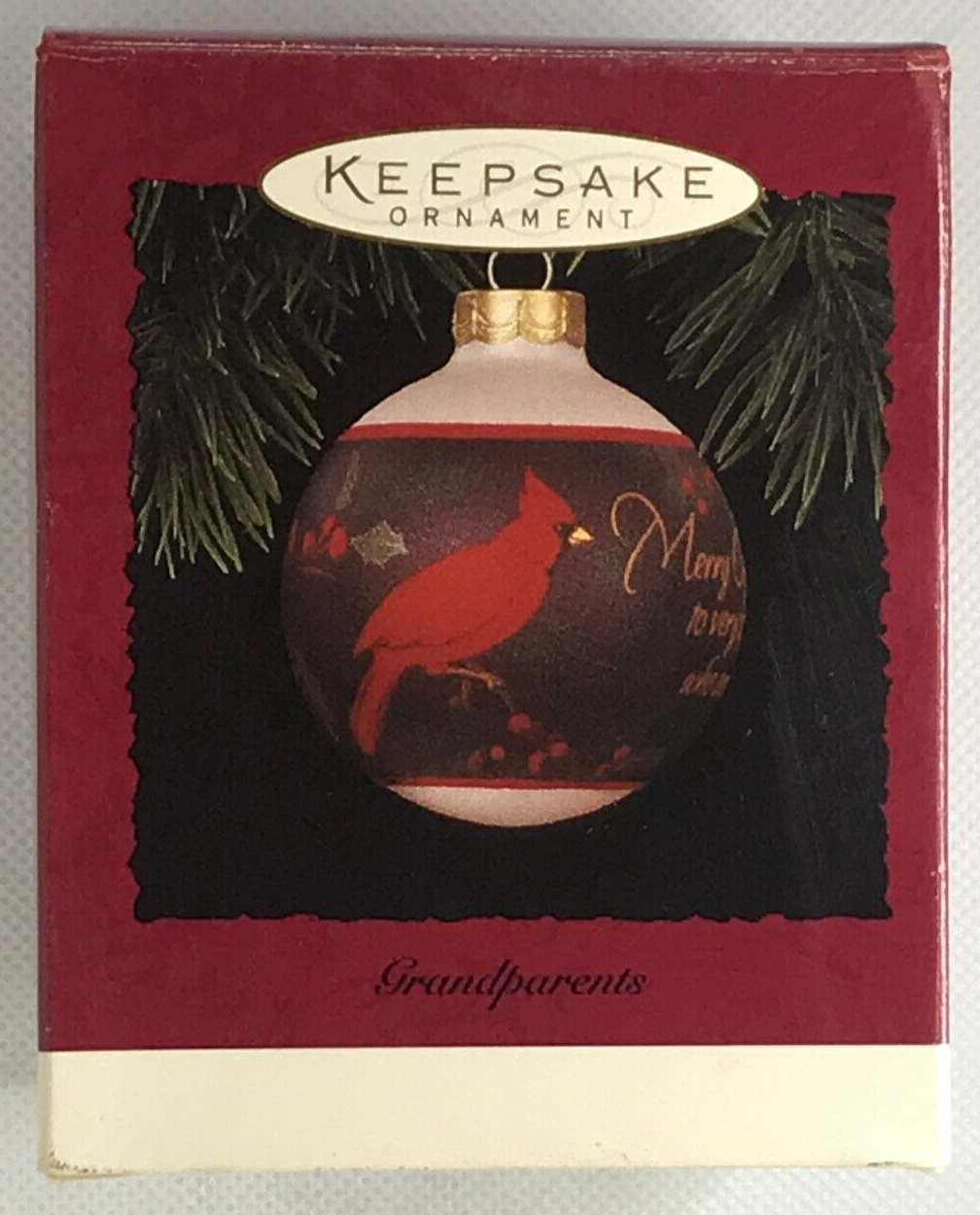 1993 Hallmark Keepsake Christmas Ornament Grandparents