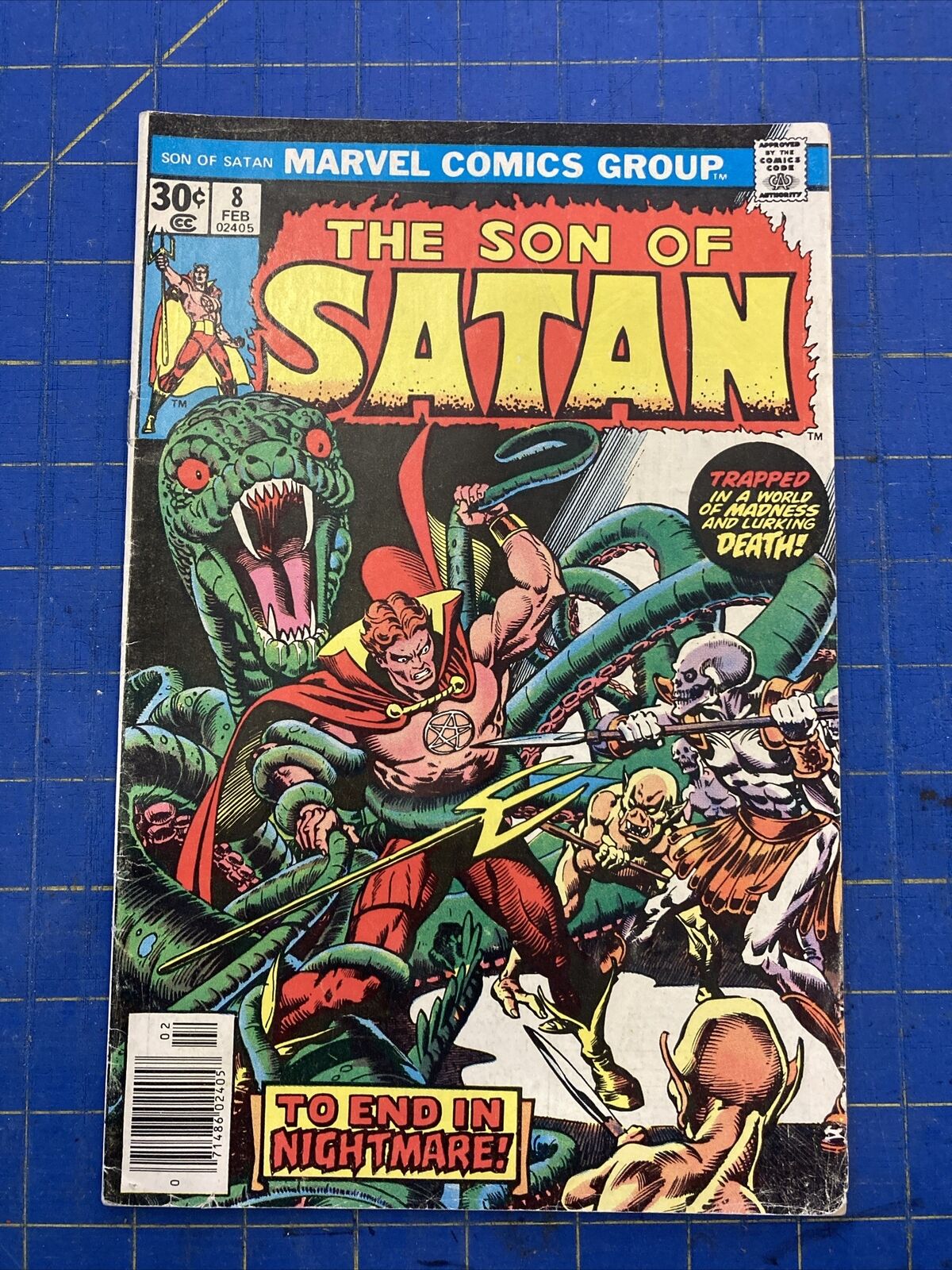 The Son Of Satan #4 Bronze Age Comic Book Marvel Comic 1976 FN