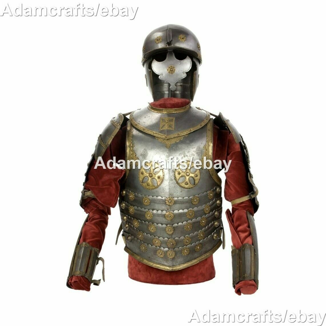 Christmas Medieval Hussars Half Body Armor Suit Knight Suit Of Armor
