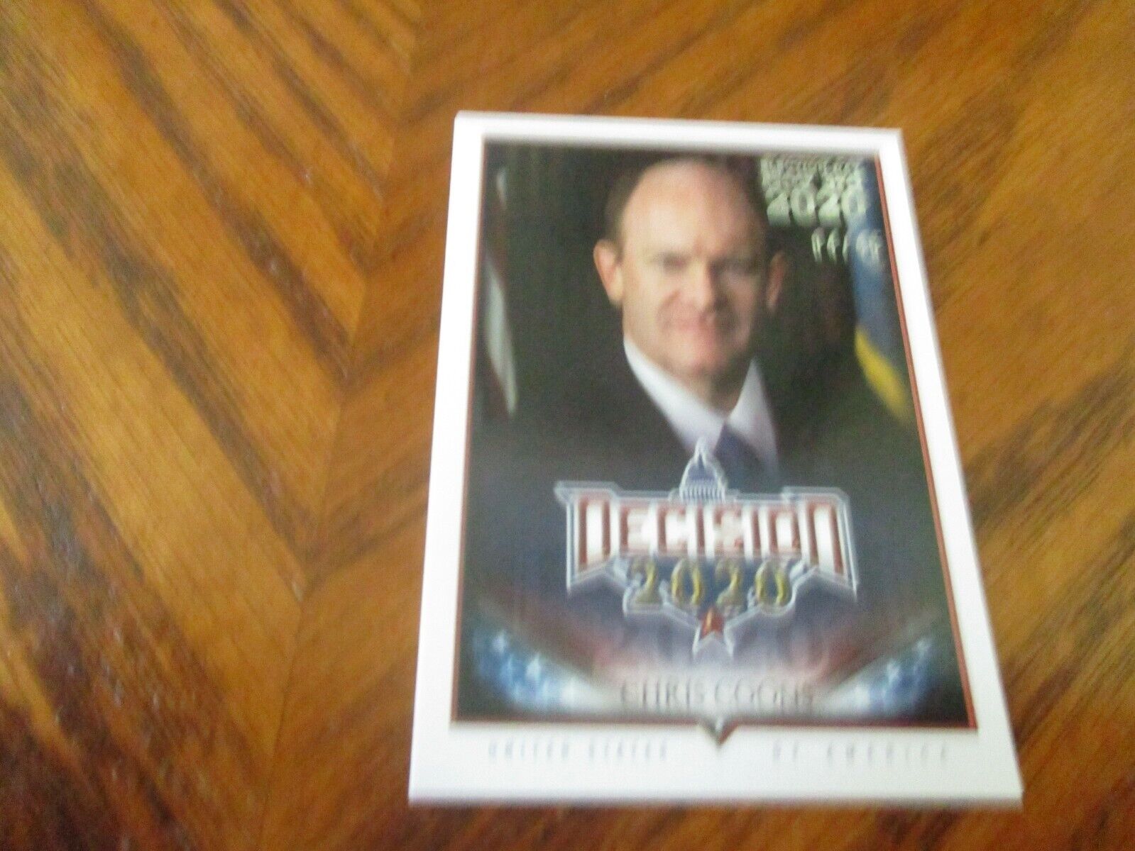 Decision 2020 Election Day Silver Foil Chris Coons Card #450 Serial #4/45