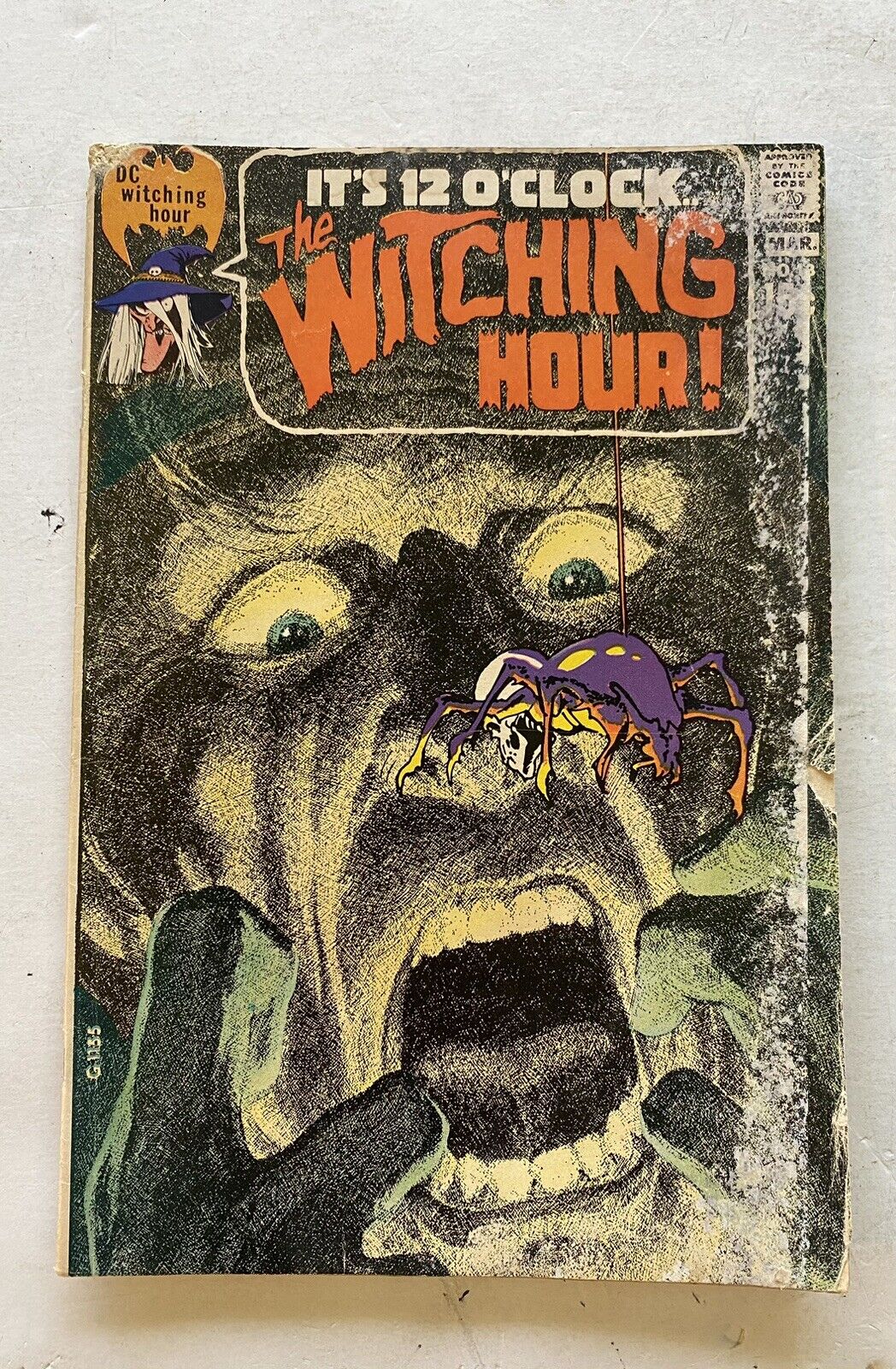 THE WITCHING HOUR #13 Awesome Neal Adams Cover  1971 DC Comics Dick Giordano 