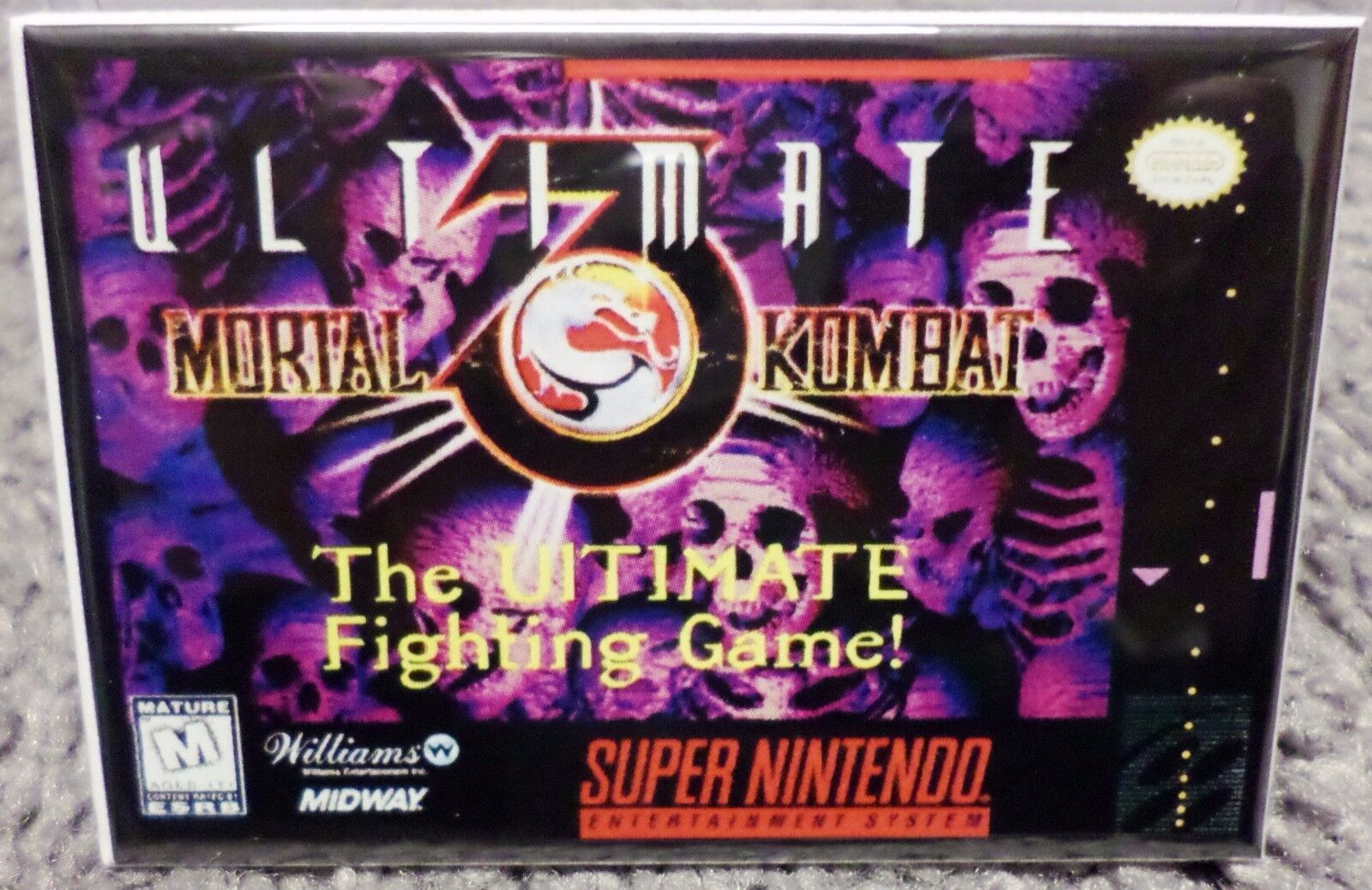 Ultimate Mortal Kombat SNES Game Box 2
