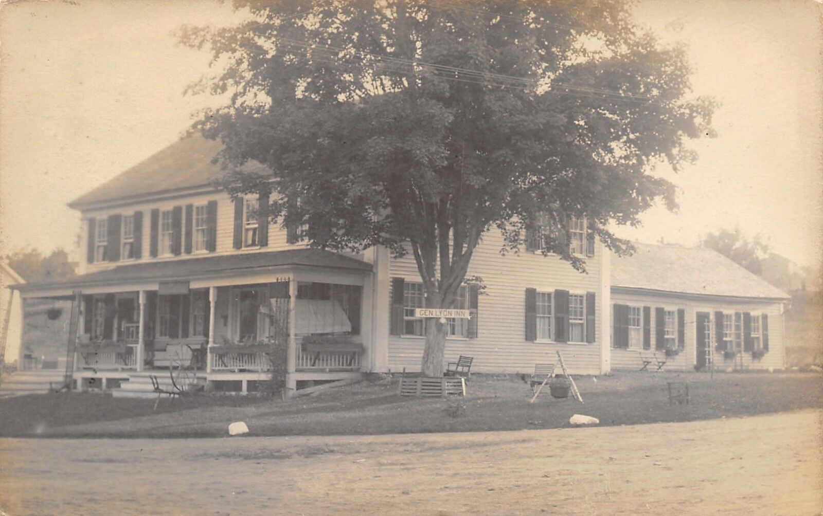 Eastford CT~Old Colony Road @ Westford~General Lyon Inn~Now Apts~1922 RPPC