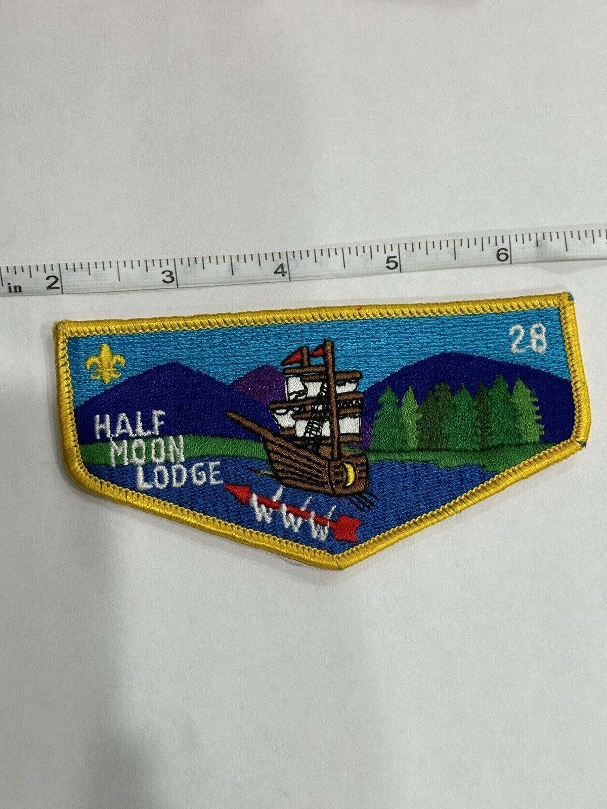 Vintage BSA Half moon lodge Patch 2B