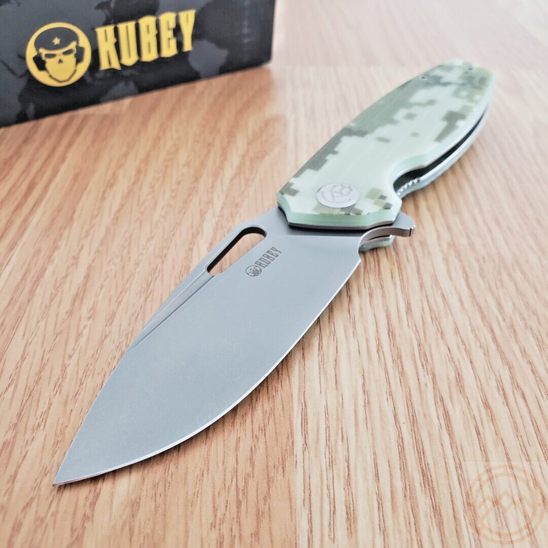 Kubey Tityus Linerlock Folding Knife 3.39\