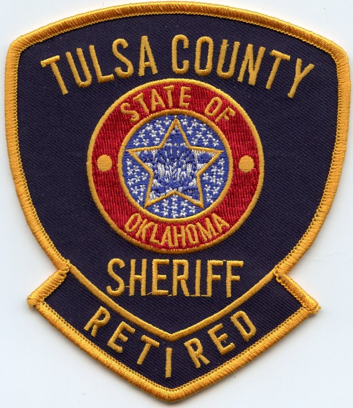TULSA COUNTY OKLAHOMA Retired SHERIFF POLICE PATCH