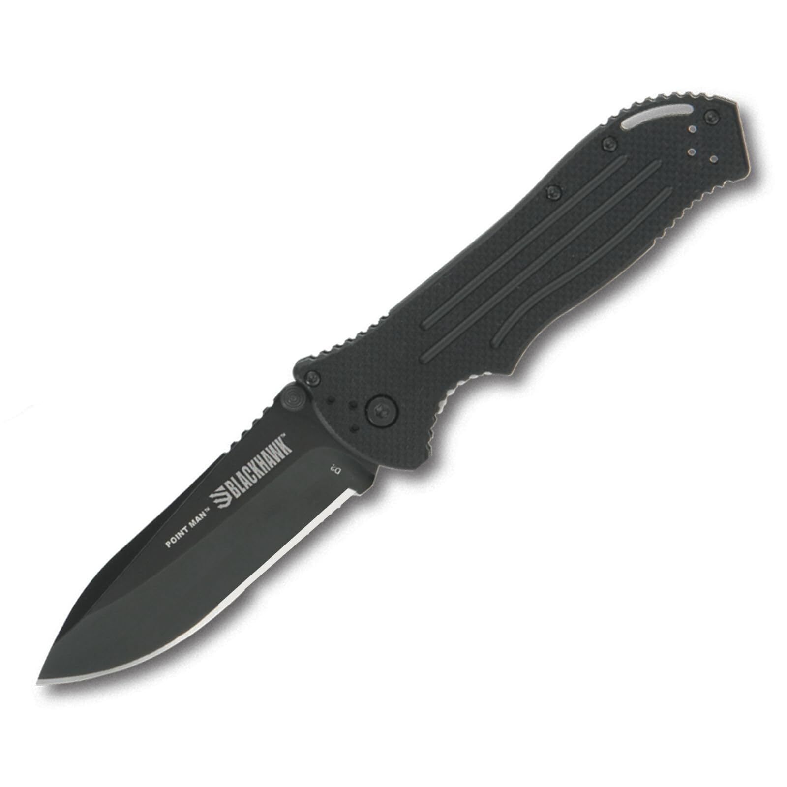 New Blackhawk Point Man Linerlock A/O Folding Poket Knife BH15PM201BK