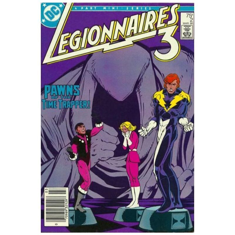 Legionnaires Three #2 Newsstand DC comics NM Full description below [i\'