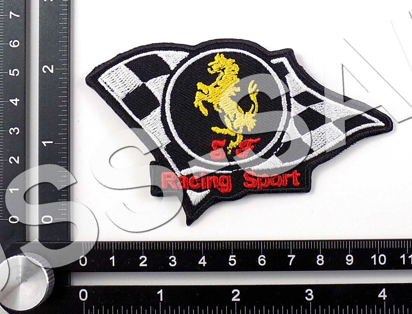 FERRARI SF RACING EMBROIDERED PATCH IRON/SEW ON ~4-1/8\