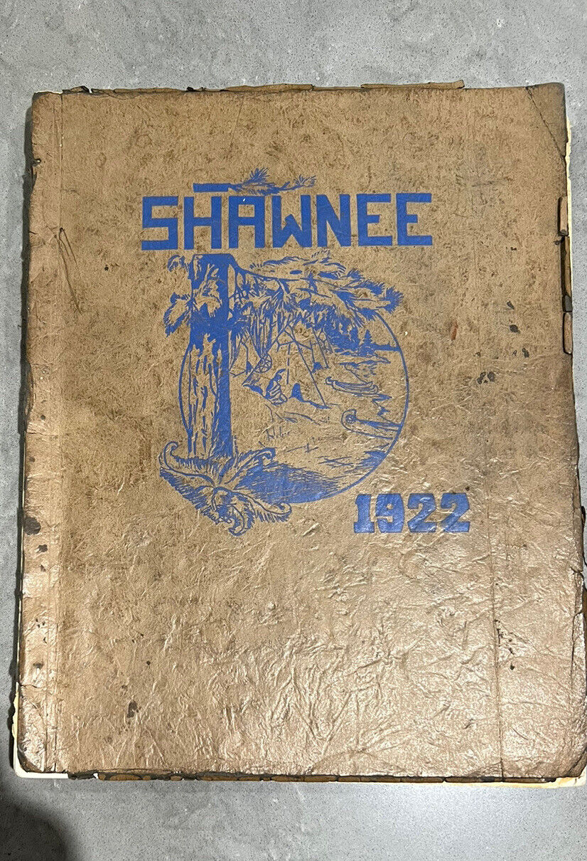 RARE 100yrs Old 1922 Shawano High School Yearbook WI Genealogy Family History