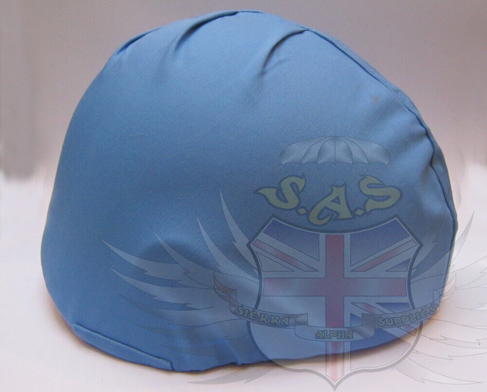 British Army Surplus Issue Mk6 UN Light Blue Cotton Cotton Cover, United Nations