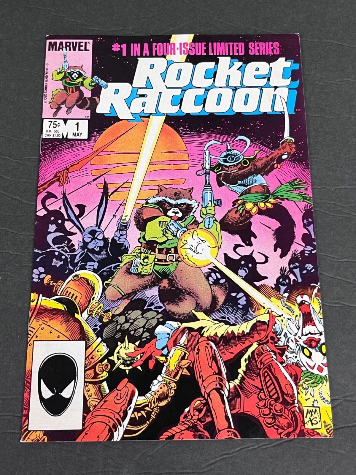1985 May Issue #1 Marvel Comics Rocket Raccoon 1st Solo Series AA 82923