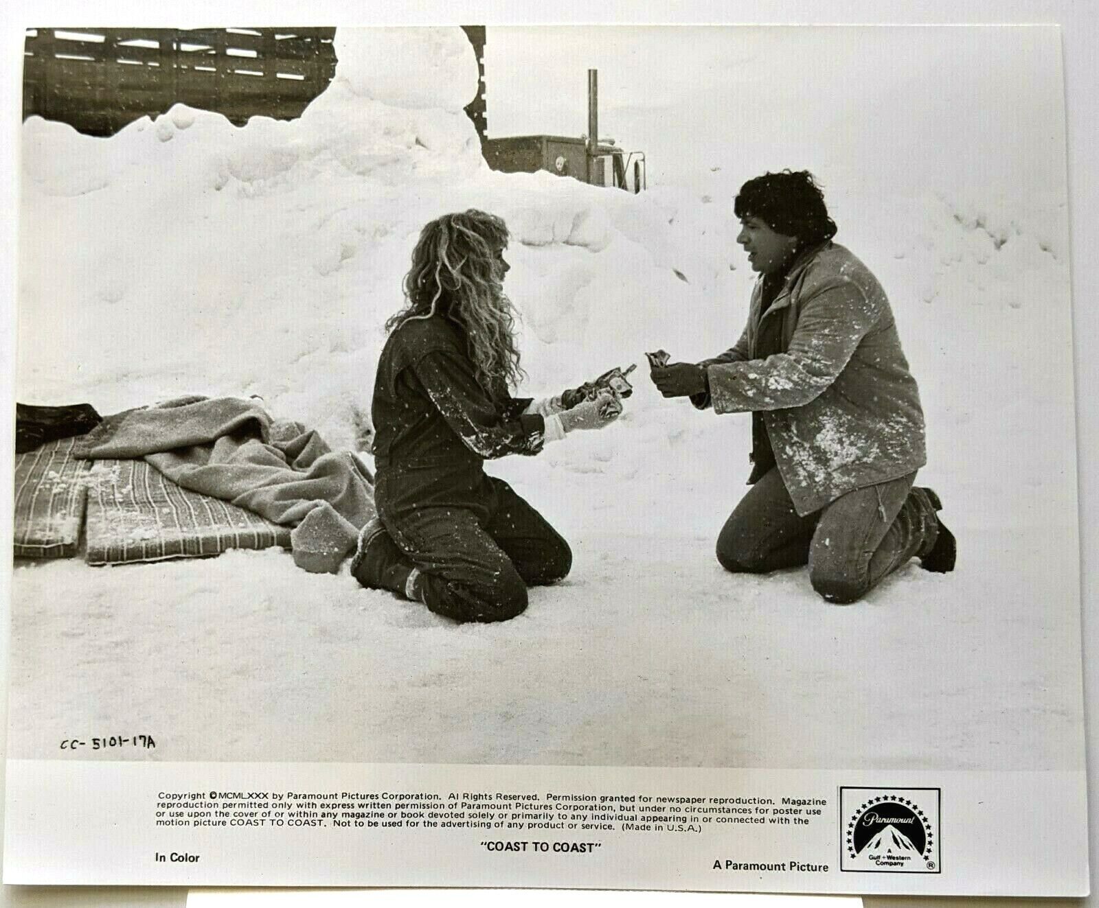 1980 Coast to Coast Robert Blake Dyan Cannon Snow Picnic Press Photo Movie Still