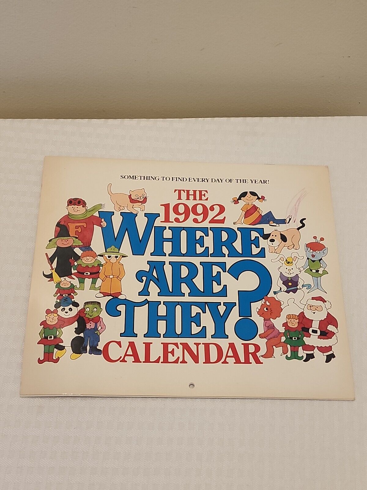 The 1992 WHERE ARE THEY? CALENDAR Kidsbooks