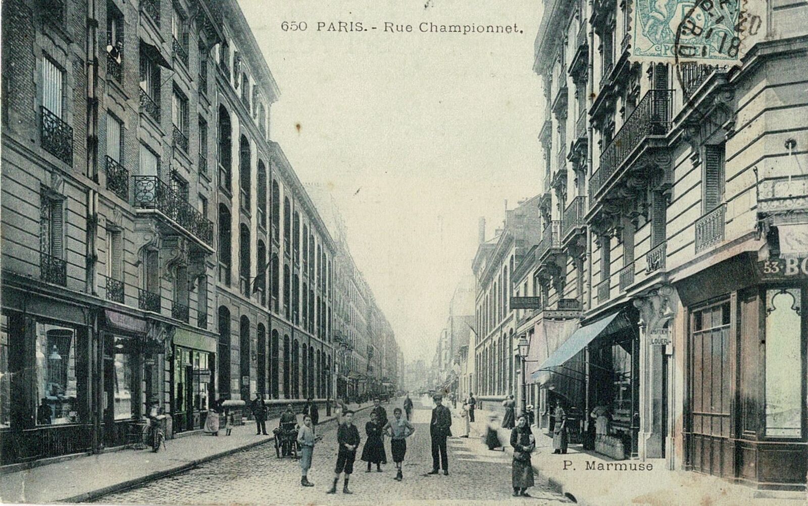 CPA - Paris - Rue Championner
