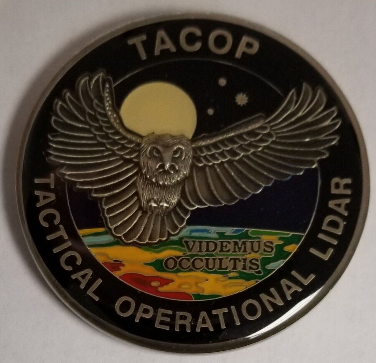 US ARMY TACOP TACTICAL OPERATIONAL LIDAR CONSTANT HAWK AFGHANISTAN Coin