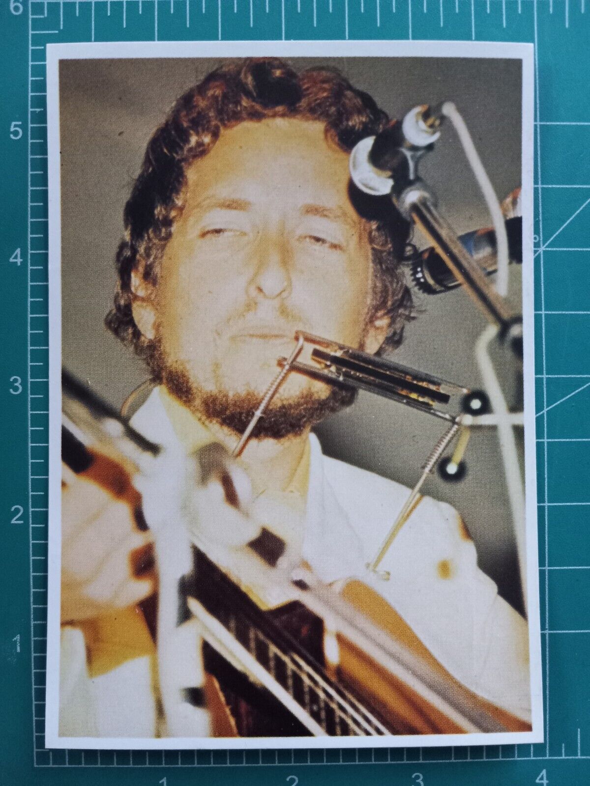1974 BOB DYLAN Panini cantanti Picture Pop sticker card