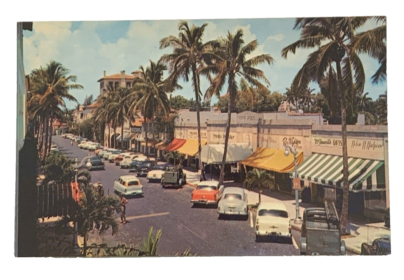 Worth Avenue, Palm Beach, Florida - Postcard