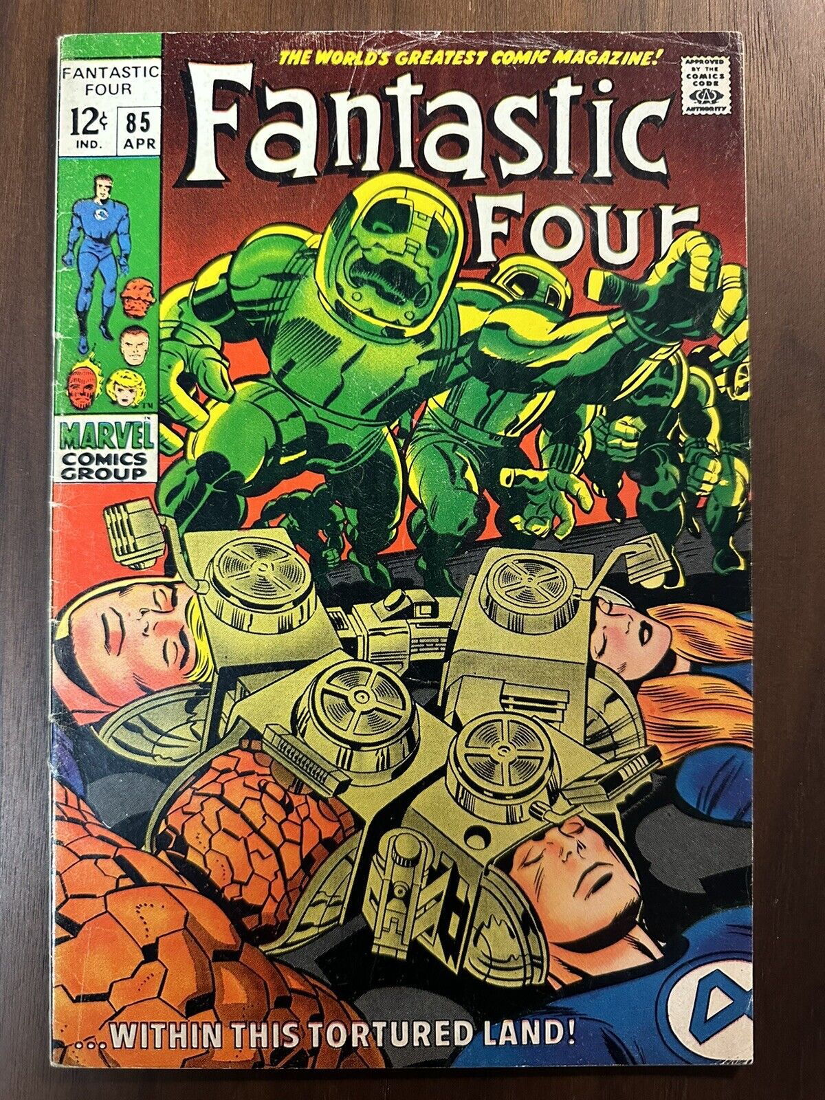 Fantastic Four #85 VG Jack Kirby Cover (Marvel 1969)