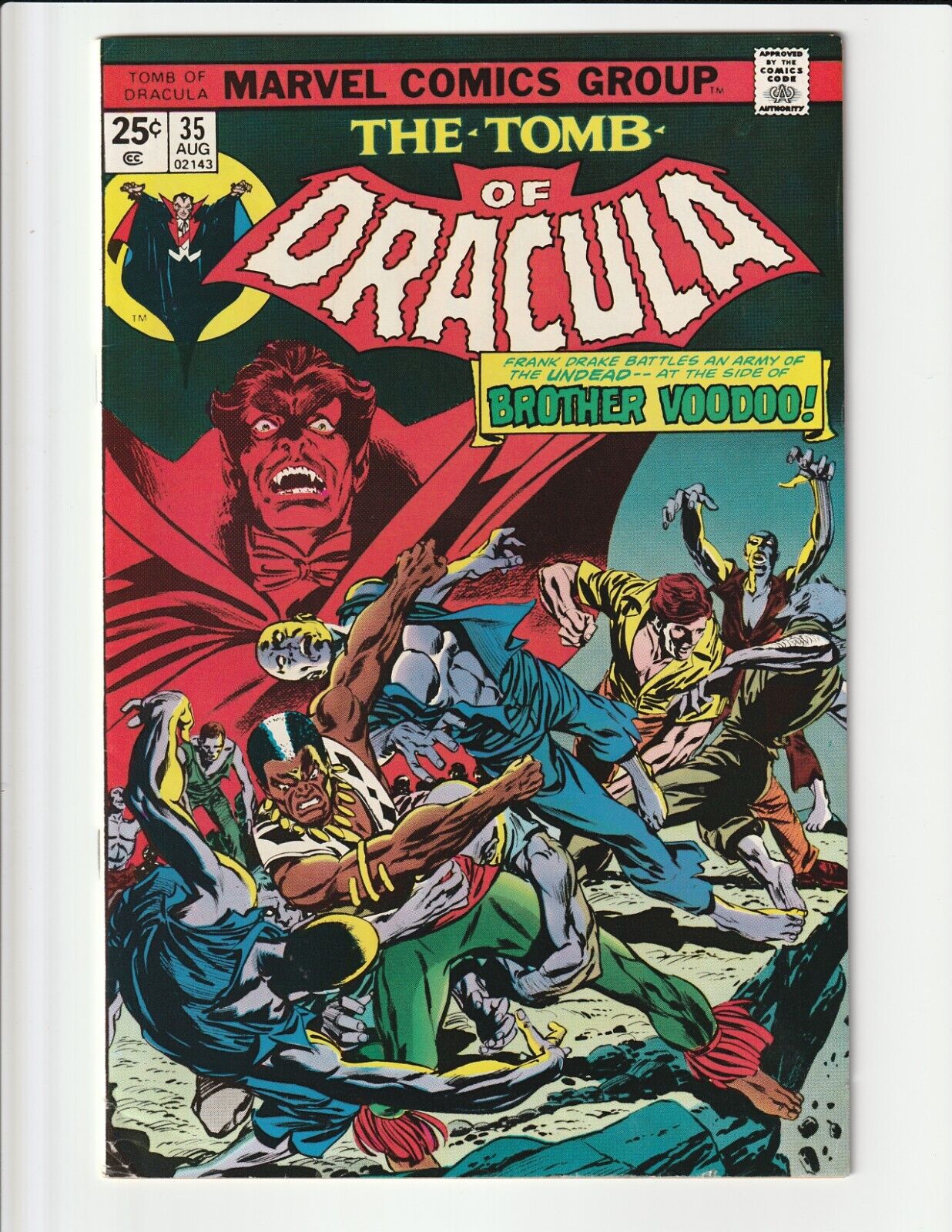 TOMB OF DRACULA #35 (1977) FN BROTHER VOODOO APPEARANCE MARVEL COMICS
