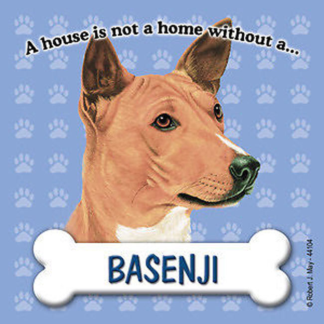 Basenji Magnet - House Is Not A Home