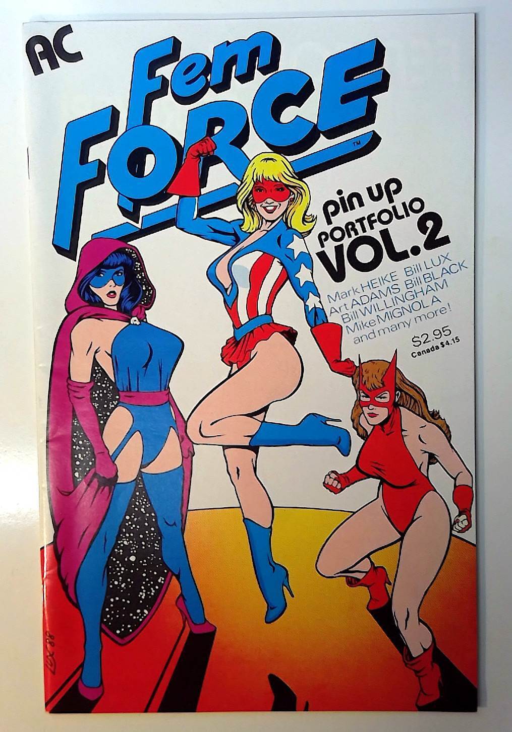 Femforce Pin-Up Portfolio #2 AC Comics (1988) VF 1st Print Comic Book