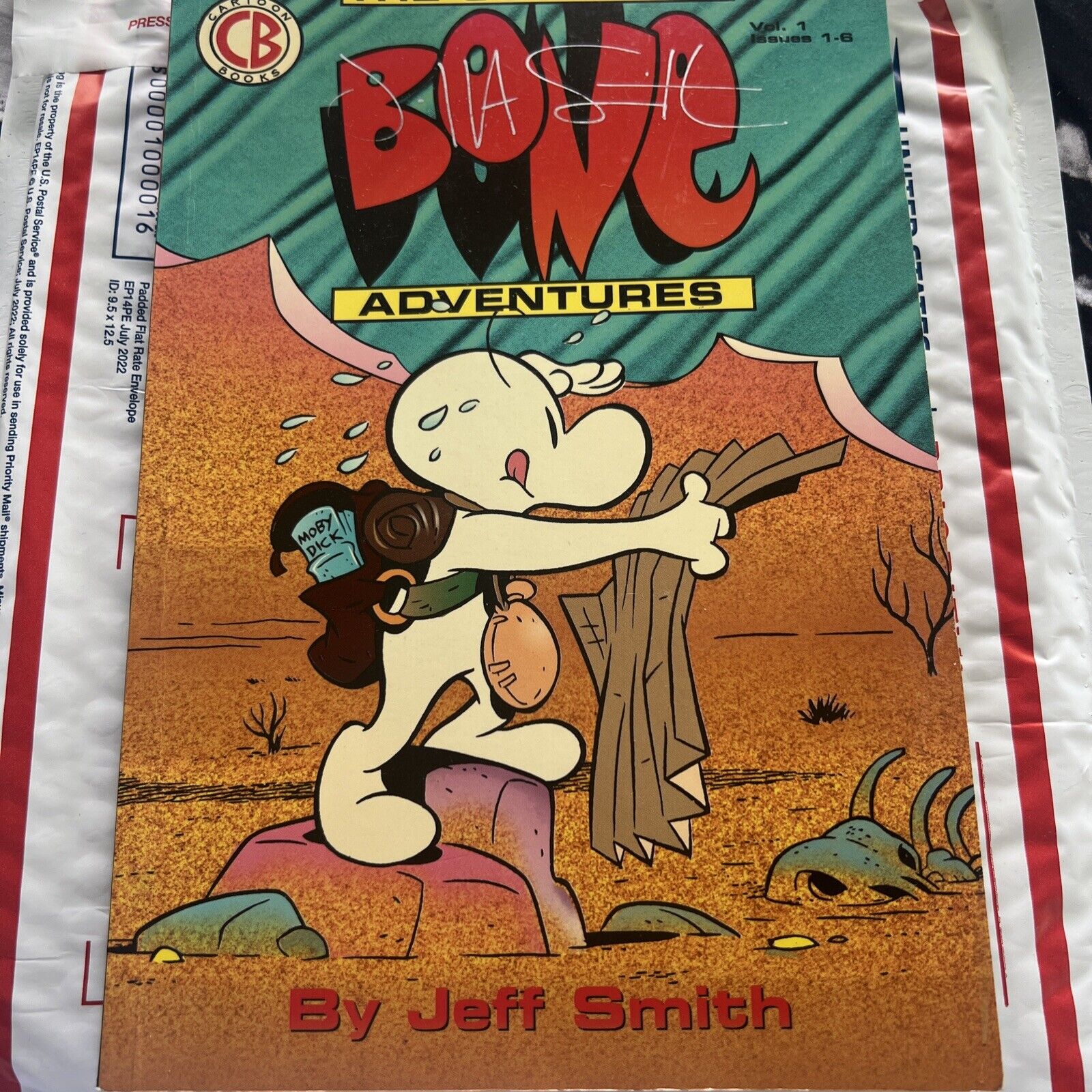 Complete BONE Adventures Vol. 1 1993 Jeff Smith Signed Cover-Used Good