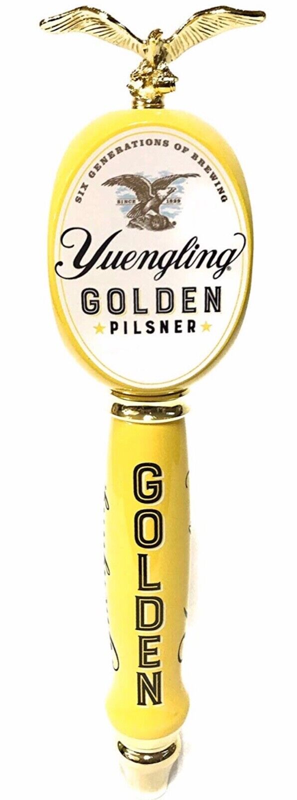 Yuengling Golden Pilsner 3D Eagle Topper Tap Handle - New in Box & 