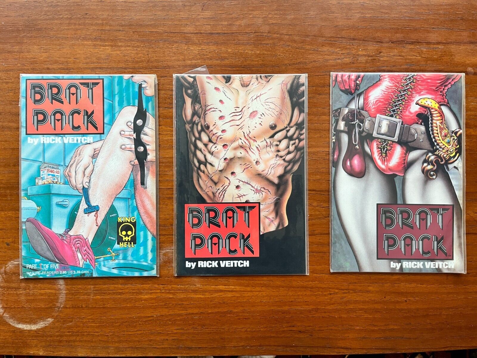 Brat Pack Comics, Rick Veitch, NM, Excellent Condition, Fast Shipping