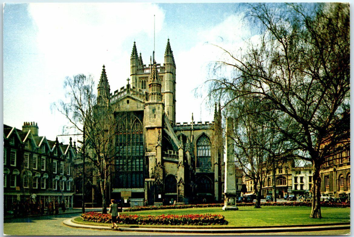 Postcard - The Abbey - Bath, England
