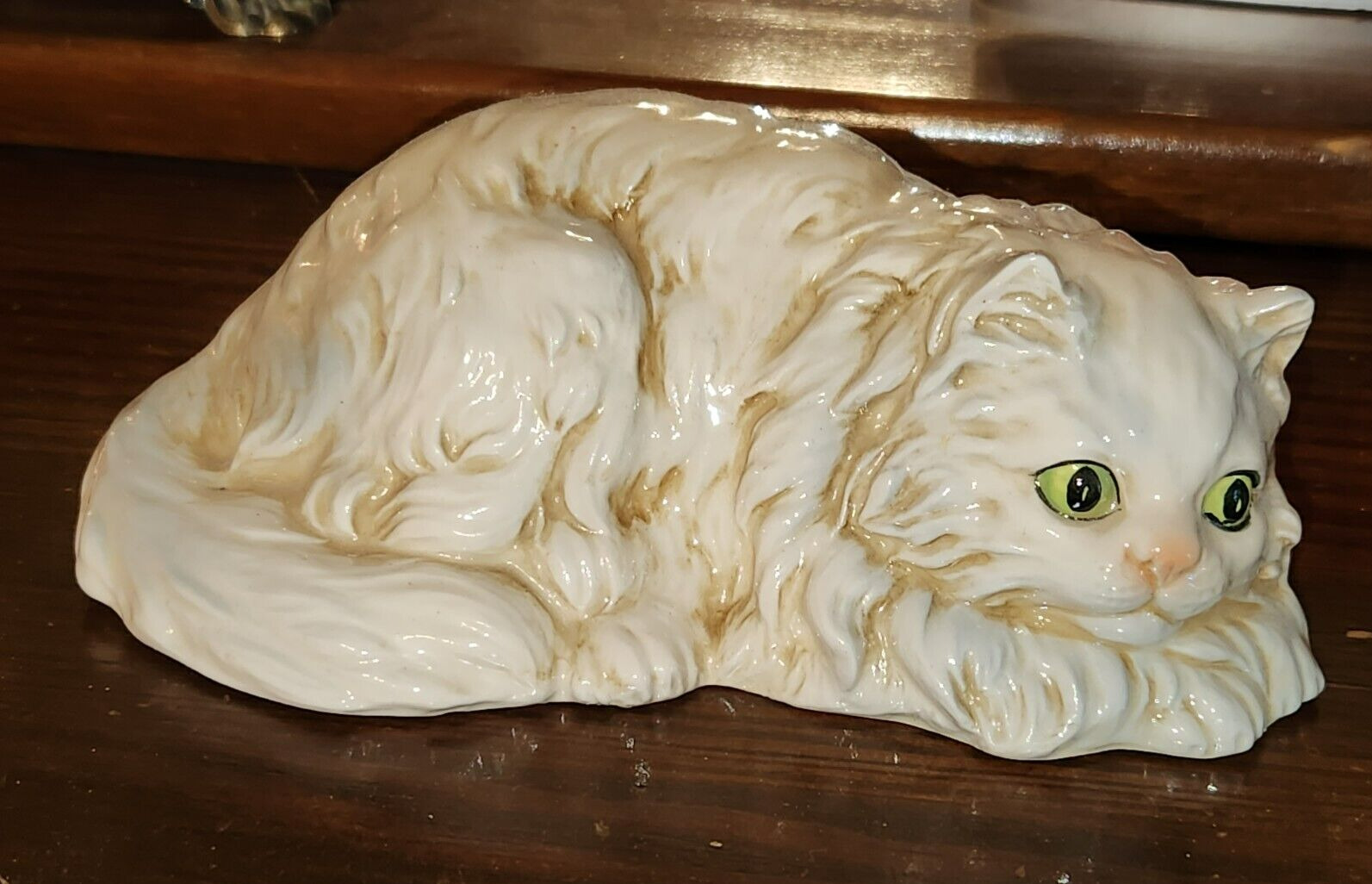Vintage Shafford Little Lovables Cream Persian Laying 7.5\