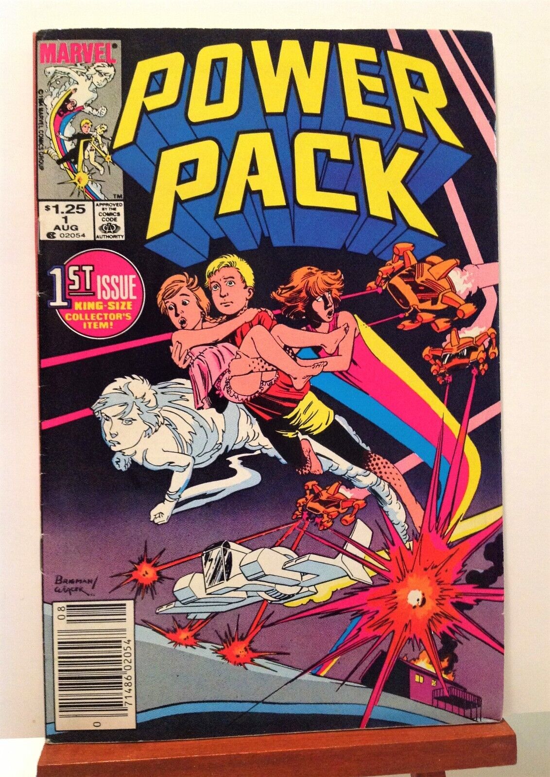 Power Pack #1 1984 1st Appearance Canadian Newsstand Price Variant HTF Key Book
