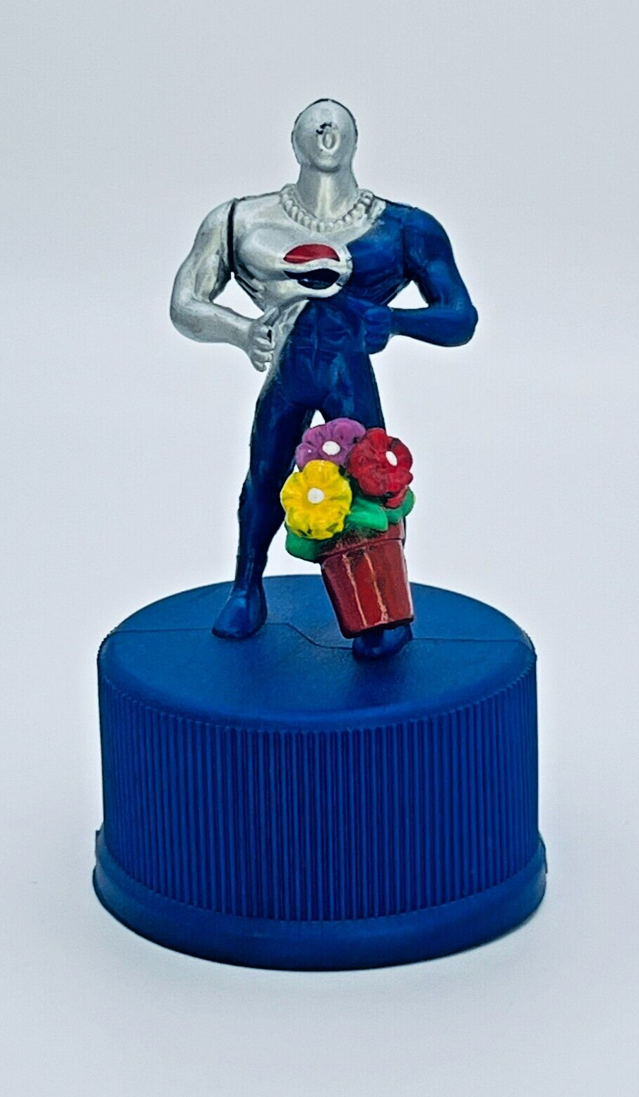 OUCH Pepsiman A-6 Bottle Cap Figure Pepsi Limited Mascot Anime Japanese