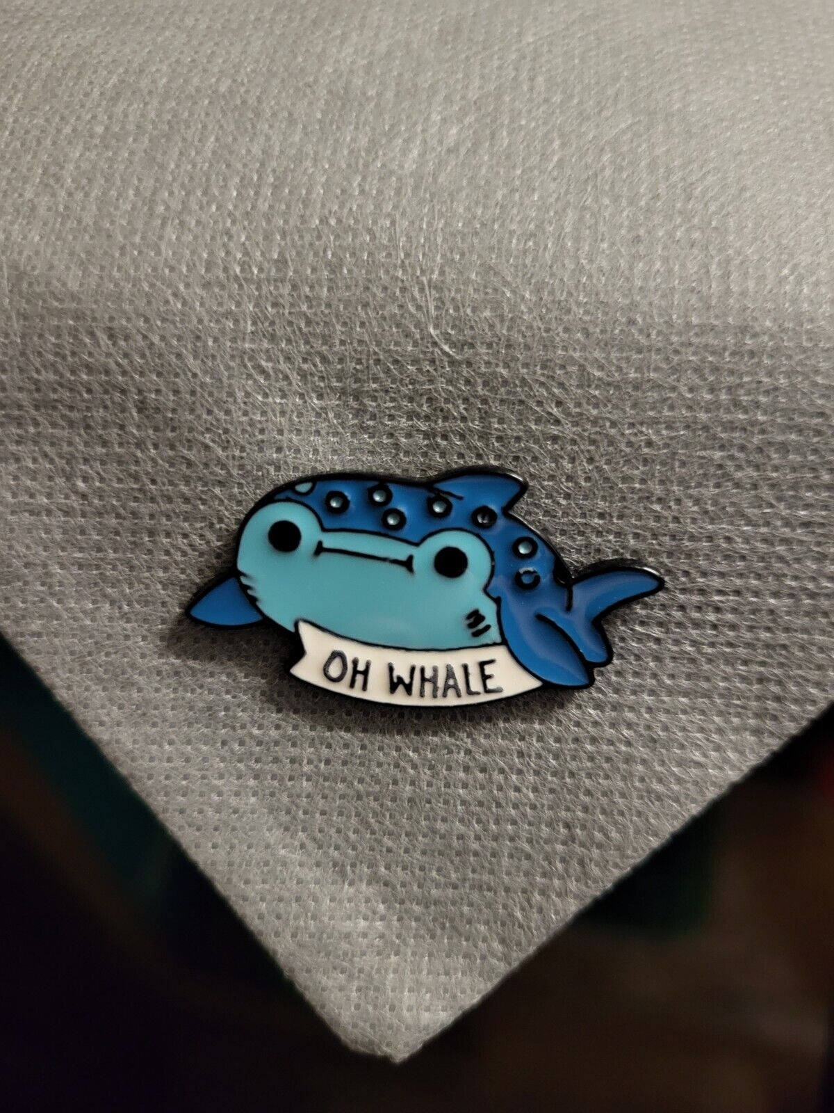 Oh Whale, Cute Sea Life Lapel Hat Jacket Enamel Pin