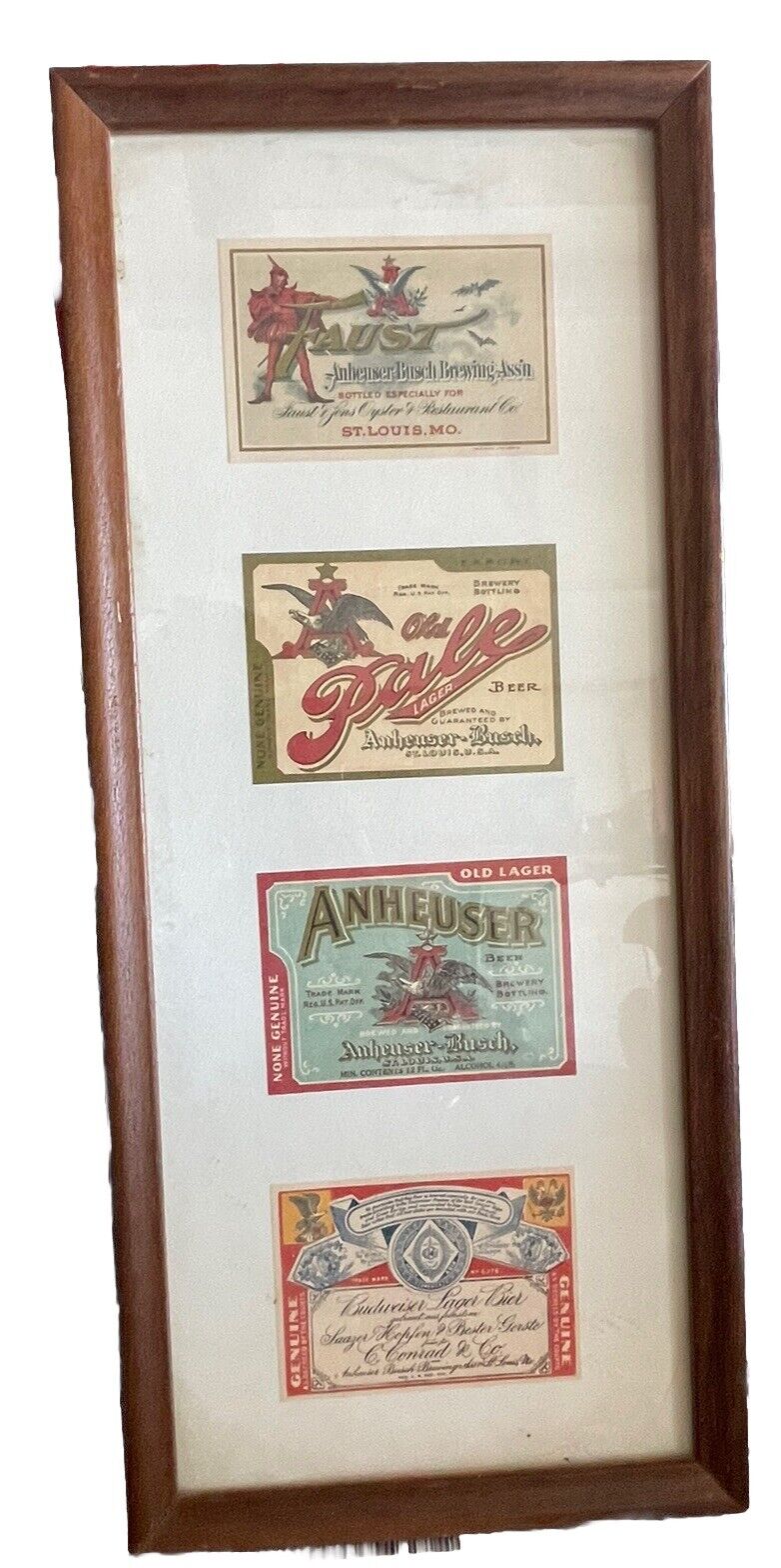 Vtg Rare Old Beer Labels Reissue From The Anheuser Busch Archives 1 Of 5000 Made