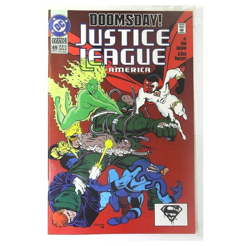 Justice League (1987 series) #69 in Near Mint condition. DC comics [w,