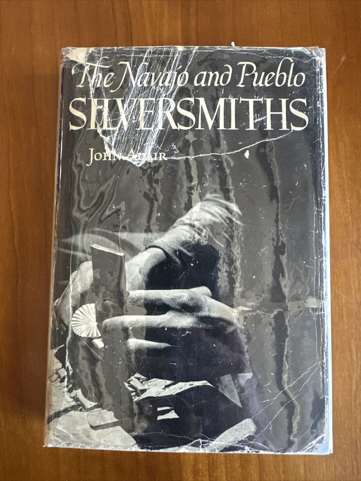 The Navajo & Pueblo Silversmiths HC DJ by John Adair SIGNED 1st Ed. 1945 Vintage