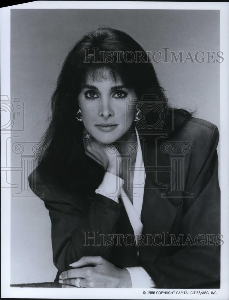 1986 Press Photo Christine Francis in Hotel - cvp57744