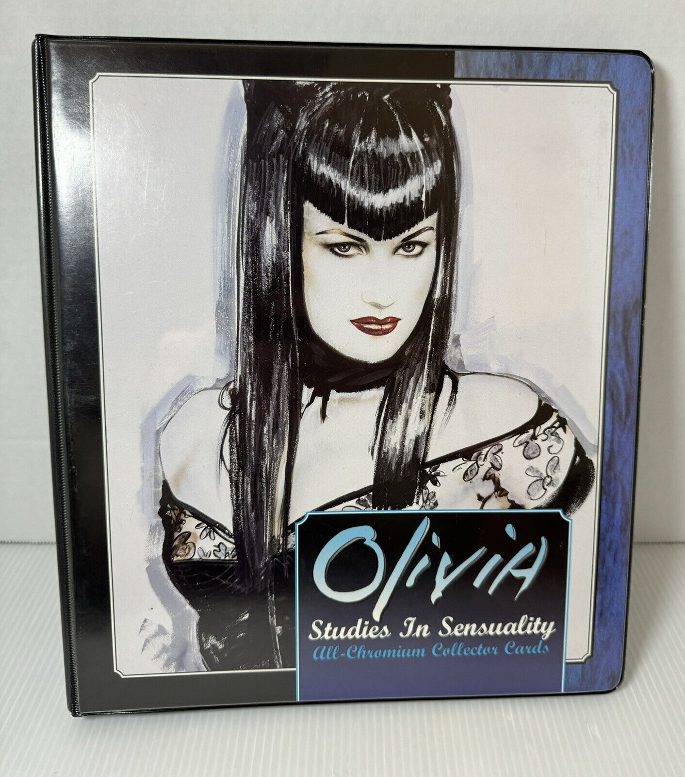 Olivia Studies In Sensuality Binder & All-Chromium Collector Cards Lot of 85 95’