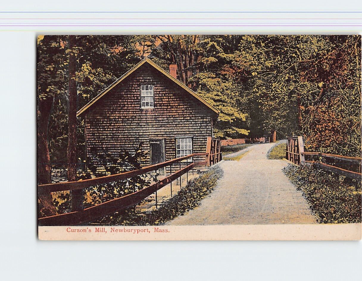 Postcard Cursons Mill Newburyport Massachusetts USA