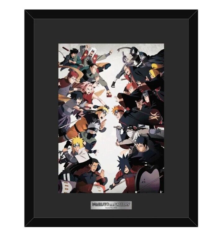 Naruto Exhibition Framed Art with serial number, Limited Edition