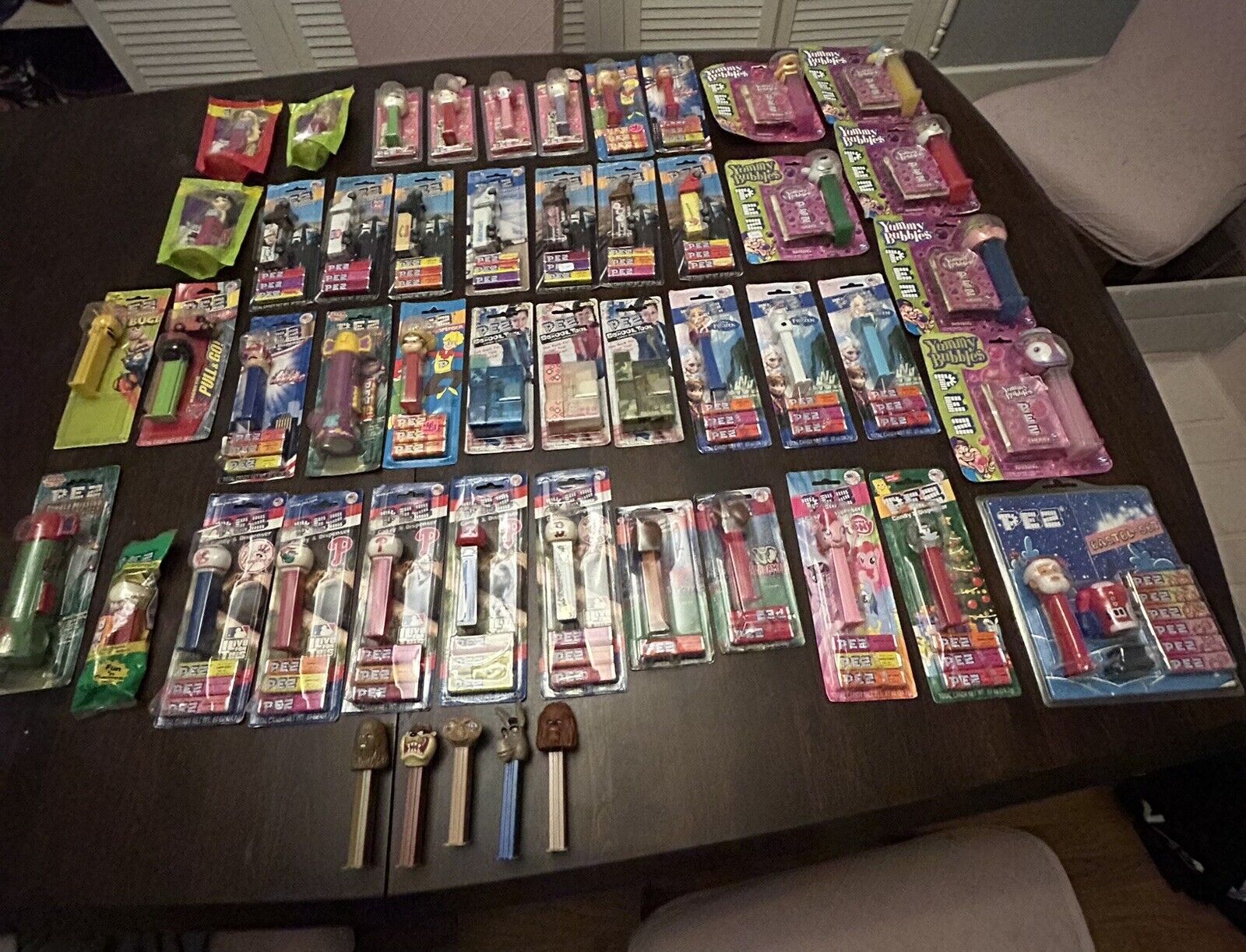 Huge Vintage PEZ candy dispenser collection lot (80+) Various characters.