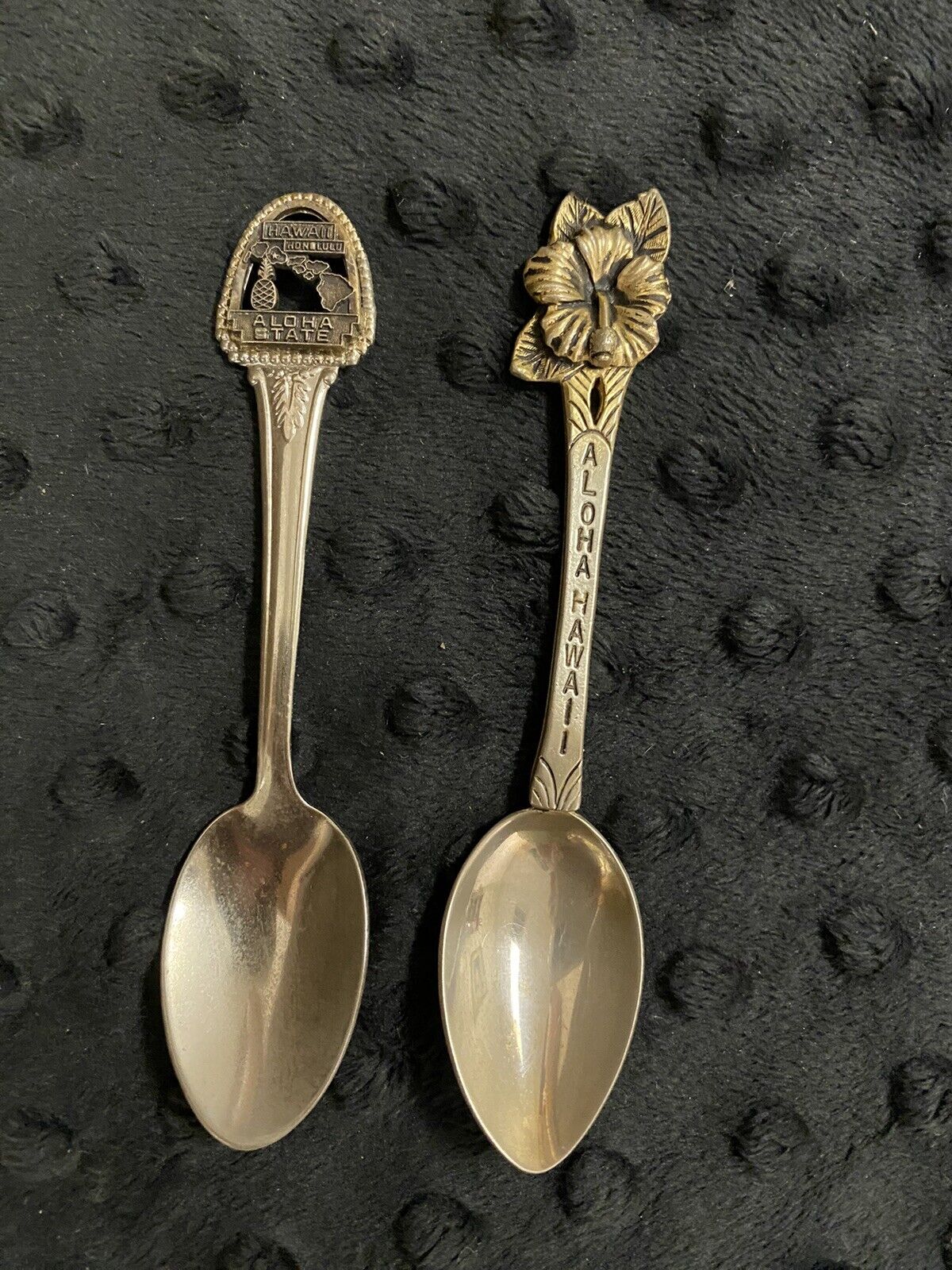 Lot of 2 Vintage Hawaii Souvenir Spoons