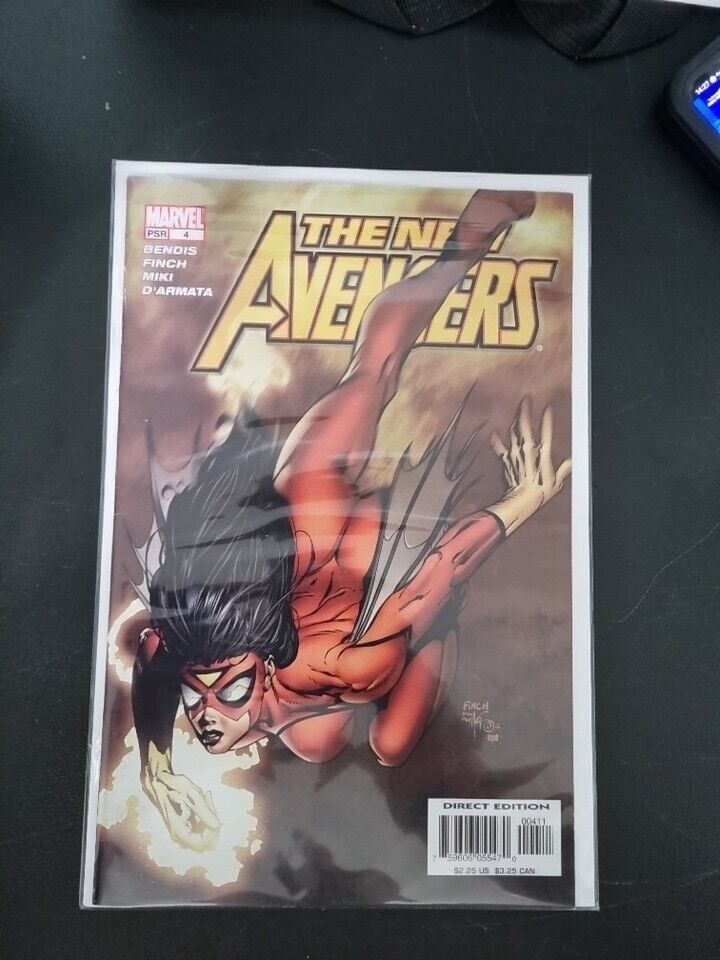 The New Avengers #4 (2005) 1st App of Maria Hill Marvel MCU