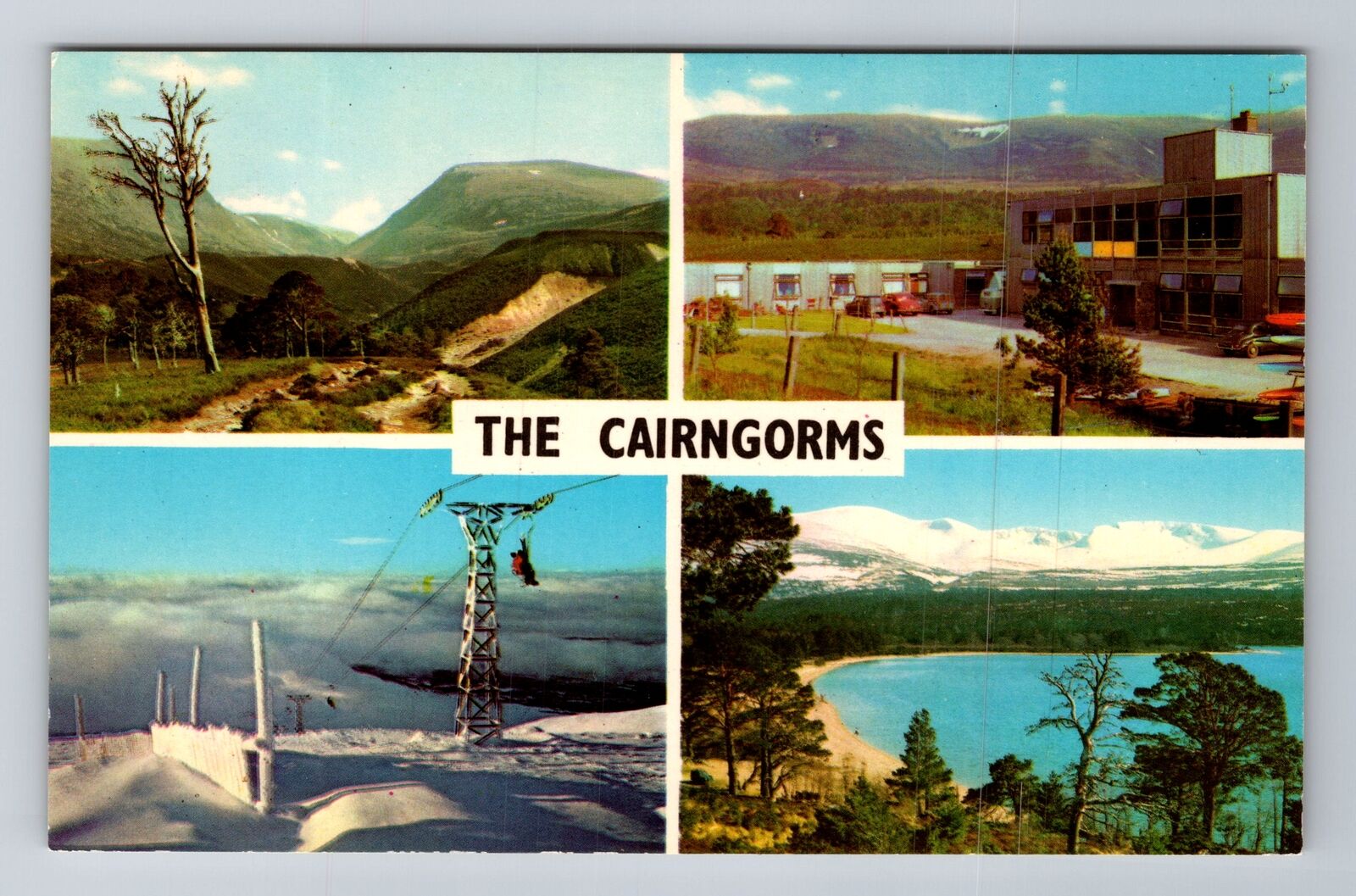 Cairngorms-Scotland, Scenic Landmark Of Town Area, Antique, Vintage Postcard