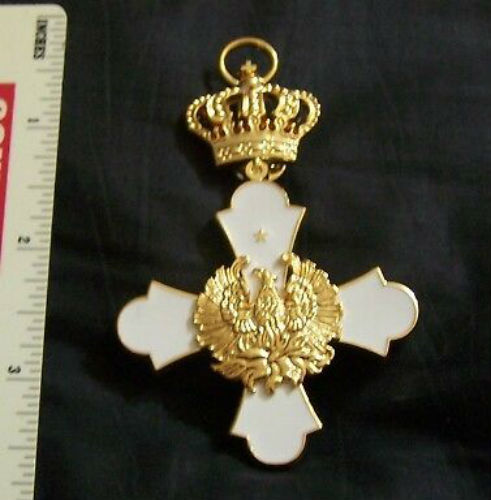 Royal Greece Greek Phoenix Royal Order Medal Knight Hellenic Merit Orden Ribbon