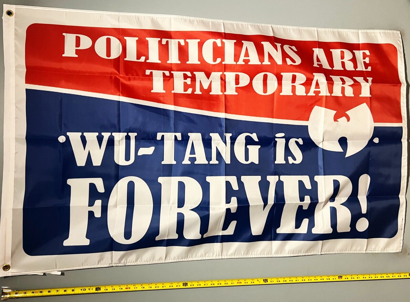 Wu Tang FLAG FREE USA SHIP Music God Dorm College Beer Man Cave USA Sign 3x5\'