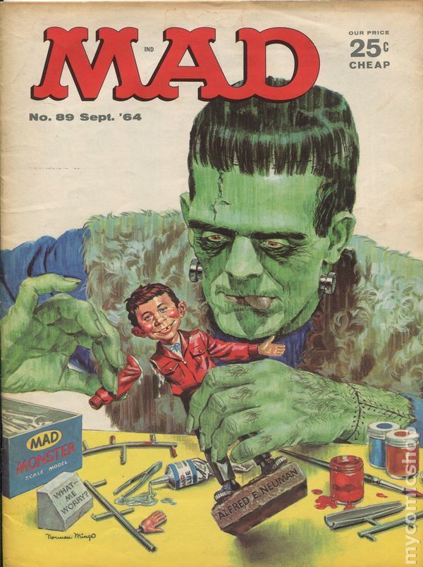 Mad Magazine #89-25C GD/VG 3.0 1964 Stock Image